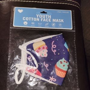 🍭Youth🧃🎂 Cotton Face Mask X 1 NEW